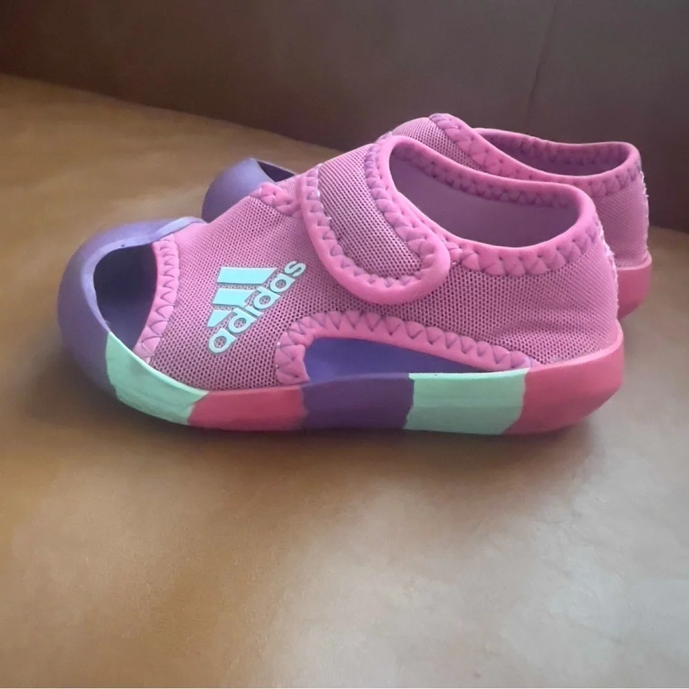 Adidas Toddler Girls  Pink/Purple/Mint Altaventure Water Outdoors Shoes  Sz 5